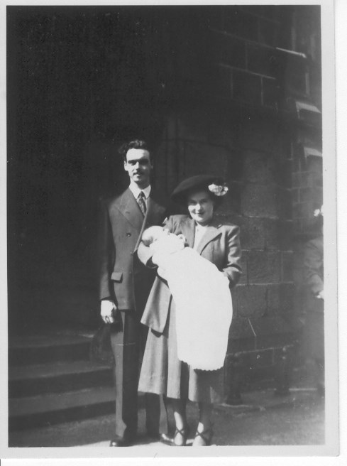 George, Betty and David Burrell and Aunty Margaret.